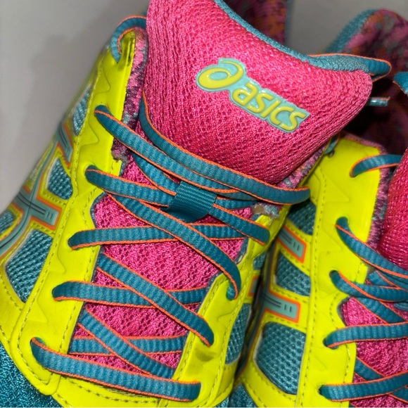 ASICS Gel Frantic 7 Running Sneakers Woman’s size 11 very colorful T3A6Q - Picture 3 of 11